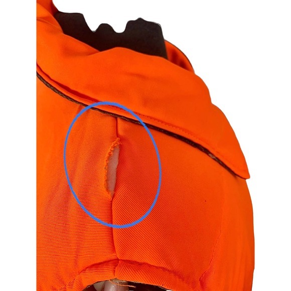 Sports Afield 100% Cotton Reversible Hunting Puffer Vest Cam/Orange Sz X large - Picture 7 of 14